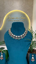 pink and Green bead victorian set